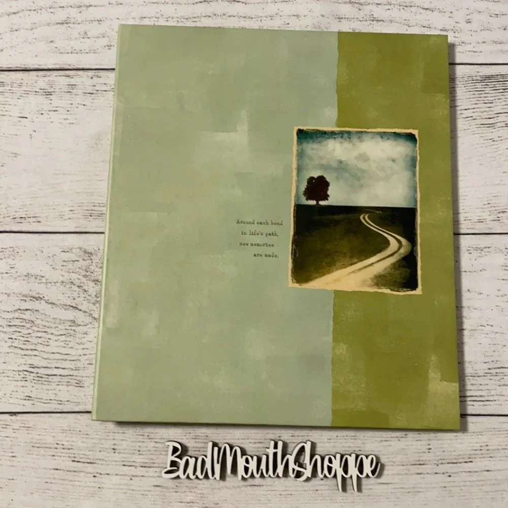 Vintage 00s Hallmark Stories Milestone Travel Scrapbook Binder Notebook
